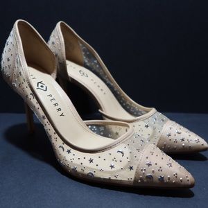 Katy Perry Anne Nude Star Mesh Pump